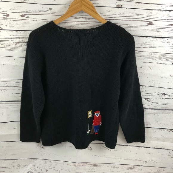 Susan Bristol Full Zip Christmas Sweater Medium - Picture 2 of 7